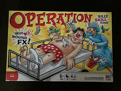 Buy Operation With Sound FX! Silly Skill Game By Hasbro 2007 MB Games Fully Working • 10£
