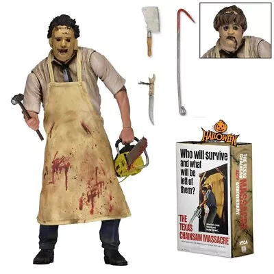 Buy NECA The Texas Chainsaw Massacre Leatherface Killer Action Figure Halloween Toy • 30.99£