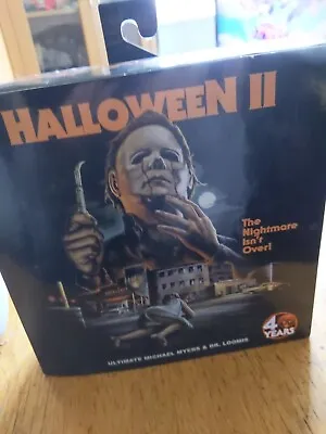 Buy NECA Halloween 2 Ultimate Michael Myers & Dr Loomis 2-Pack 7 Inch Horror Figures • 69.99£