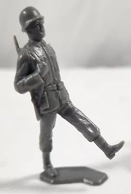 Buy Marx Army Men Toy Soldier Plastic Military Figure Vtg WW2 Gray German WWII March • 10.47£