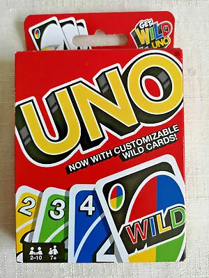 Buy Mattel Games - Uno - Classic Family Card Game - Now With Customisable Wild Cards • 6.69£