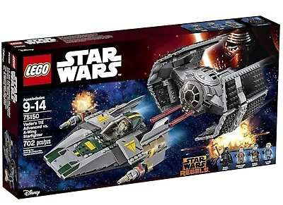 Buy Lego Star Wars Darth Vaders Tie Advanced Vs A-wing Starfighter 75150 Fighter  • 144.99£