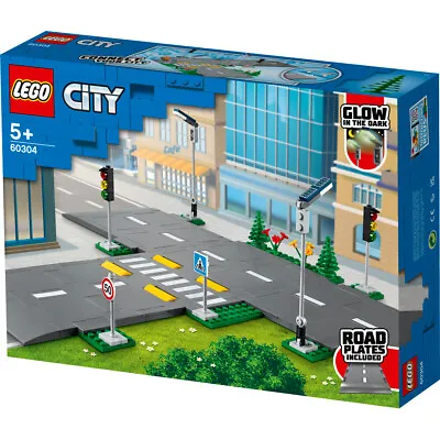 Buy LEGO City Road Plates Building Set 60304 Glow In The Dark 112 Pieces Ages 5+ • 20.50£