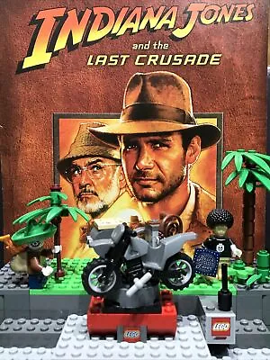 Buy Lego Indiana Jones Mini Figure Collection Indiana/Henry Jones Motorbike/side Car • 7£