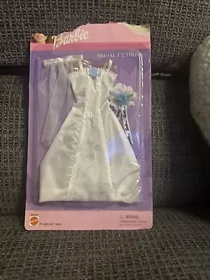 Buy Barbie Bridal Fashions Pink & White Wedding Dress Sealed Mattel 1999 Vintage New • 12.99£