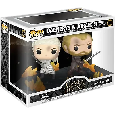 Buy Game Of Thrones Daenerys & Jorah Battle Of Winterfell Funko Pop! Vinyl 86 • 22.99£