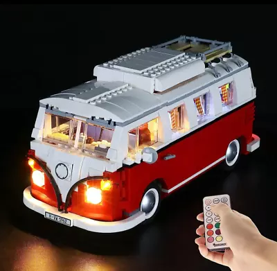 Buy BRIKSMAX VW T1 Camper Van Led Lighting Kit- Compatible Lego 10220 Inc Remote • 14.95£