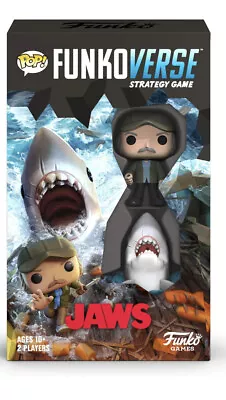 Buy Funko Pop Strategy Game.  Jaws 100. With Quint & Jaws Mini Funko Figures.  New • 8£