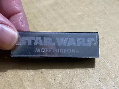 Buy Hot Toys Star Wars MOFF GIDEON Nameplate • 10.99£