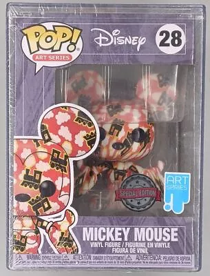 Buy #28 Mickey Mouse (Train) Art Series Disney New Sealed Funko POP With Hard Stack • 24.99£