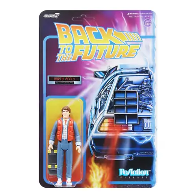 Buy SUPER7 Back To The Future Marty Mcfly Vintage Retro MOC Action Figure • 26.95£
