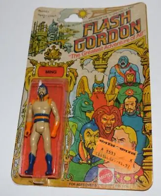 Buy Flash Gordon MING Figure SEALED MINT ON CARD- 1979 Mattel- (MSK48) • 150.28£