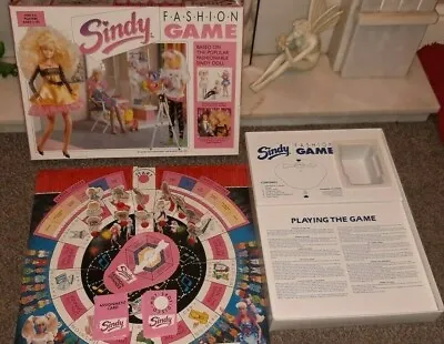 Buy Vintage Sindy Doll Fashion Board Game Triotoys Hasbro Collectable 1990 British • 26£