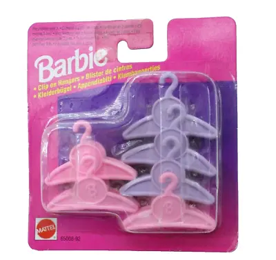 Buy Hangers Barbie Clothing Dolls Accessories Set Toy Mattel 90s NEW ORIGINAL PACKAGING • 12.87£