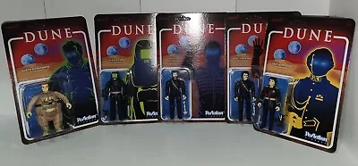 Buy Dune 1984 Full Set Of 5 ReAction Figures Unpunched Card Super7 Reaction Series 1 • 28.49£