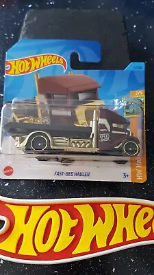 Buy Hot Wheels ~ Fast-Bed Hauler, Brown/Gold/Black, S/Card.  More NEW HW's Listed! • 3.39£