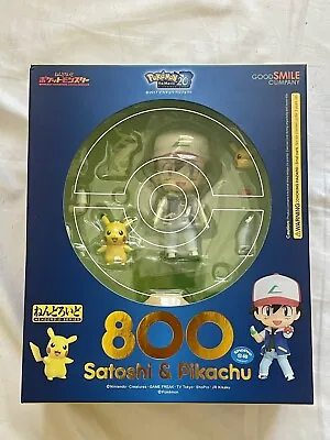 Buy GoodSmile Nendoroid 800 Pokemon Ash (Satoshi) And Pikachu 2017 • 235£