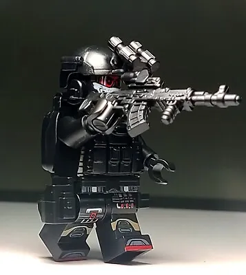 Buy 1x LEGO® Minifigures: Black Armour Mini Figure (Custom Made) • 7£