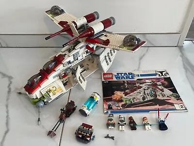 Buy 2008 LEGO 7676 Republic Attack Gunship Star Wars Ship TOY TOY • 343.08£