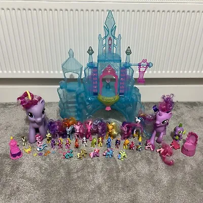 Buy My Little Pony Crystal Empire Castle Lights Up 2015 Plus 34 Geniune Ponies  • 65£