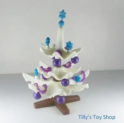 Buy Playmobil  Advent - White Christmas / Xmas Tree With Purple Decorations - NEW • 8£
