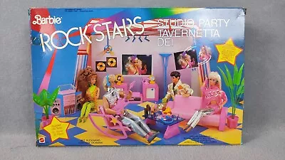 Buy Barbie 0803 Rock Stars Playsset Salon Studio Party Rockstar Tavernet New • 163.05£