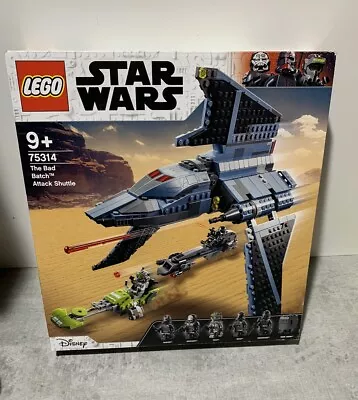 Buy LEGO 75314 The Bad Batch Attack Shuttle Star Wars Brand New NO MINIFIGURES INC • 82.95£