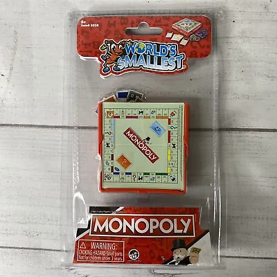 Buy World's Smallest Monopoly Miniature Edition, Travel Size Hasbro #5038 SEALED NEW • 12.53£