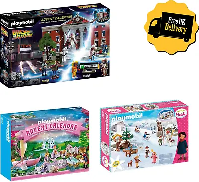 Buy PLAYMOBIL Advent Calendars - Back To The Future, Heidi Wonderland, Royal Picnic • 26.95£
