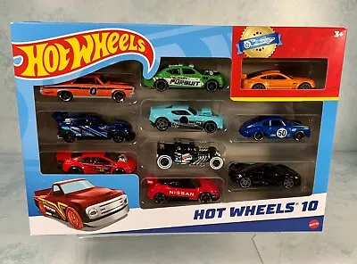 Buy Hot Wheels 10-Car Gift Pack Of 1:64 Scale Vehicles​ (As Pictured) #18 New • 14.95£