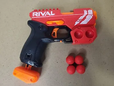 Buy Nerf Gun Rival Knockout Xx-100 Pistol Single Fire + Ammo Foam Balls Team Red • 12.99£
