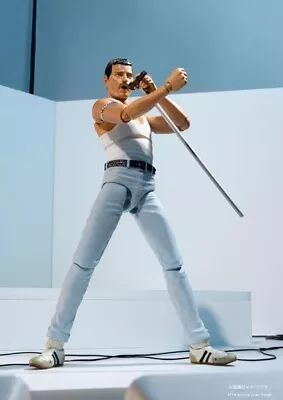 Buy Bandai S.H.Figuarts The Queen Freddie Mercury Live Aid 1985 • 134.70£
