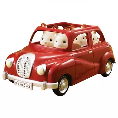 Buy NEW SYLVANIAN FAMILIES 4611 Red Family Saloon Car -baby Seat, Picnic Table, Food • 44.22£