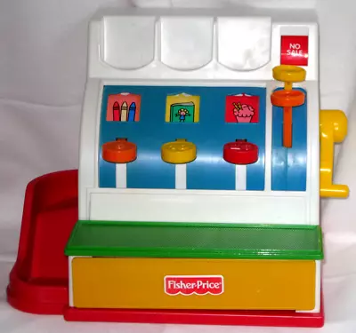 Buy Fisher Price Till Cash Register '94 + 6 Coins Kids Activity Roleplay Shop Toy • 26.95£