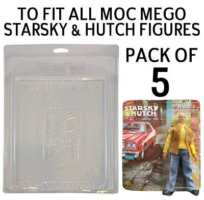 Buy Pack Of 5 Protective Cases For MOC MEGO Starsky And Hutch Figures - AFTMEG • 45£