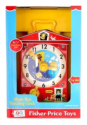 Buy Fisher Price Music Box Teaching Clock [Ages 1+] **BRAND NEW** • 25.99£