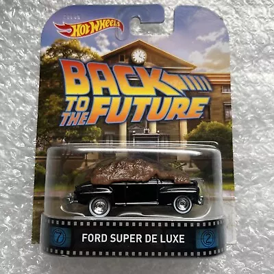 Buy Hot Wheels 2014 Retro Entertainment Back To The Future Ford Super De Lux • 24.99£
