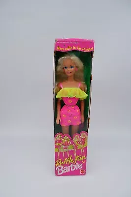 Buy Barbie 1994 Ruffle #12433 Made In Indonesia Nrfb • 51.39£