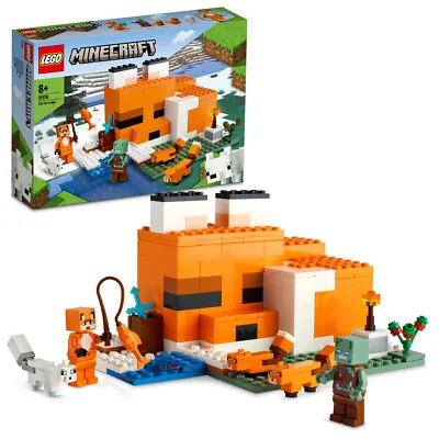 Buy LEGO Minecraft The Fox Lodge 21178 Building Set Toy 193 Pieces For Ages 8+ • 20.20£