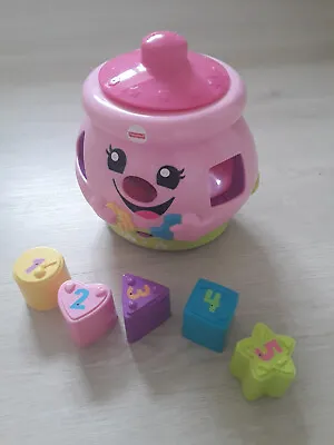Buy Girls Fisher Price Laugh And Learn Cookie Shape Sorter Jar • 6.99£