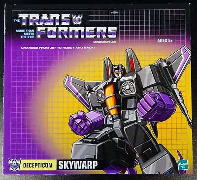 Buy Transformers Collection Skywarp G1 Reissue - Genuine Hasbro - New • 46.59£