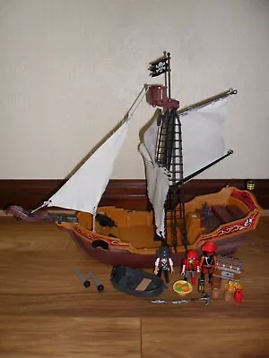 Buy PLAYMOBIL PIRATE SHIP 5618 (Red Serpent,Galleon Boat,Figures,Accessories) • 13.99£