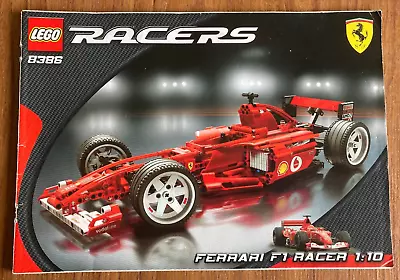 Buy Lego Brochure Racers No. 8386 Ferrari  F 1  Racer 1:10  2004   Contains Decals  • 10£