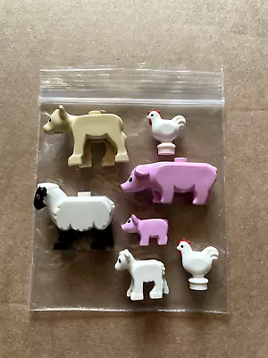 Buy New Lego City Farm Animals: Calf Pig Piglet Sheep Lamb Chickens • 18.99£