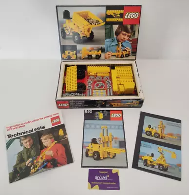Buy Vintage 1970s Retired LEGO Technical #850 Forklift Truck - Boxed And Complete • 45£