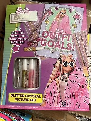 Buy Barbie Extra Glitter Crystal Picture Set • 6£