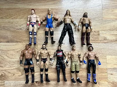 Buy WWE Wrestling Figures Bundle X 9 Jakks Mattel Set John Cena Sheamus AJ Styles • 10.99£
