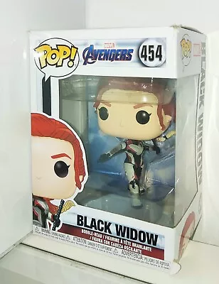 Buy Marvel Black Widow Funko Pop! Vinyl Bobble Head Figure #454 Vaulted DAMAGED BOX • 8.81£