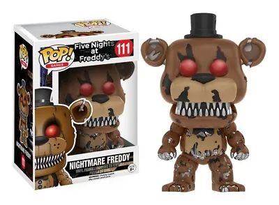 Buy Funko Pop! Nightmare Freddy Five Nights At Freddy's Games Official #111 • 24.99£