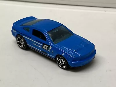 Buy Hot Wheels ‘07 Shelby GT500 Blue No 5 Goodyear 2019 Unboxed • 3.99£